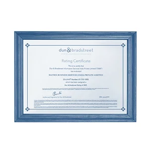 Dun and Bradstreet assigned business rating ‘4A2’ to Matrix Business Services